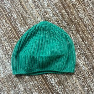 United Colors Of Benetton Green Wool Blend Slouchy Beret